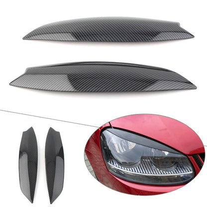 Carbon Fiber Headlight Eyelid Cover for VW Golf 5 R32 MK5 (2005–2007)