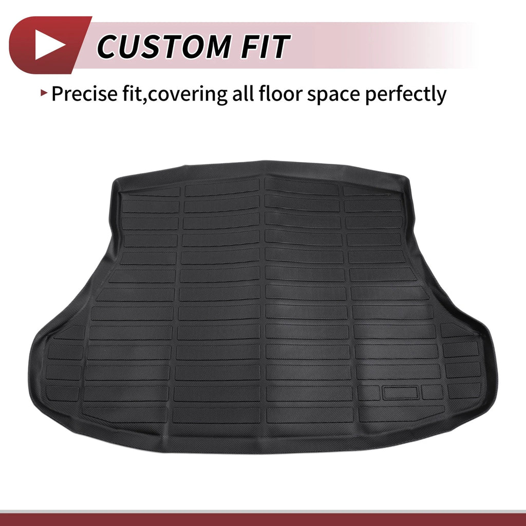 Cargo Liner Rear Trunk Mat Replacement for Honda Civic (2012–2015) TPE Black