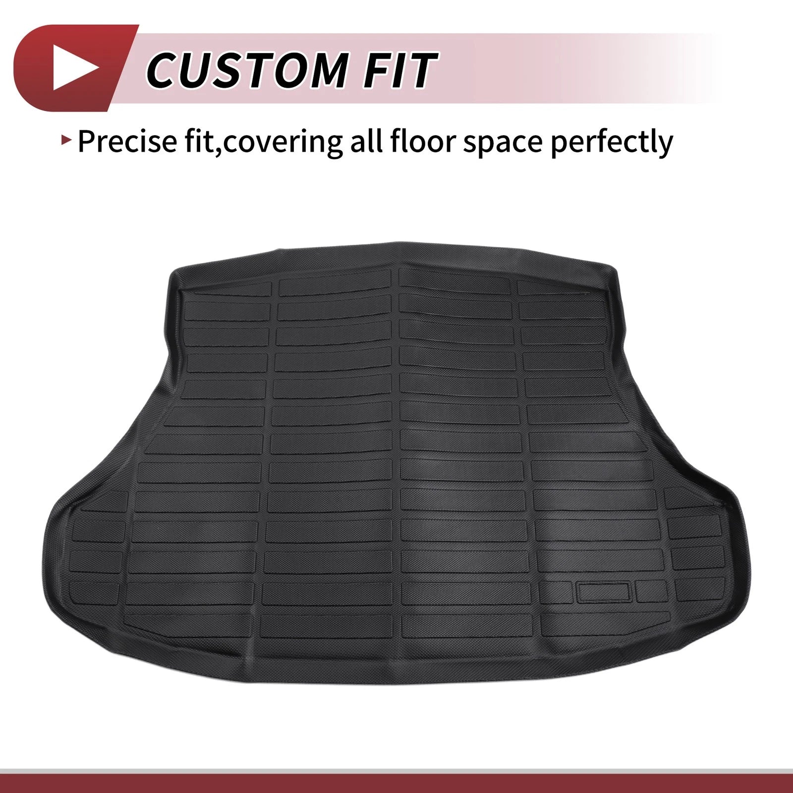 Cargo Liner Rear Trunk Mat Replacement for Honda Civic (2012–2015) TPE Black