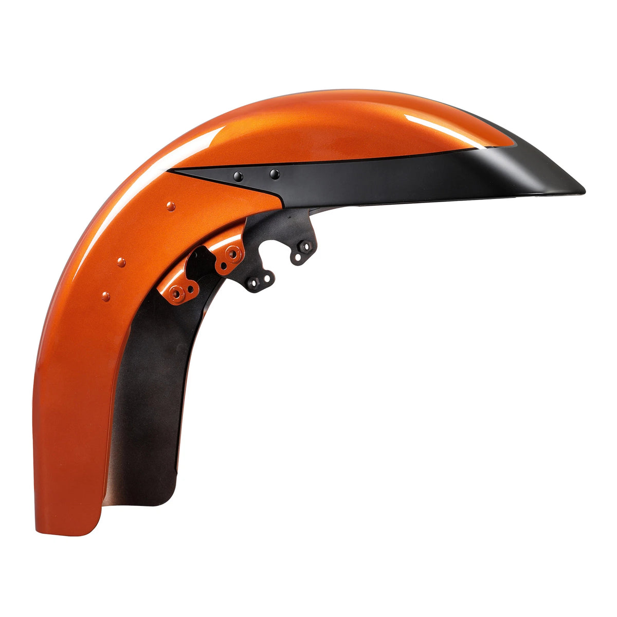 Front Fender for Harley Road Glide FLTRX (2014–2024) Scorched Orange/Black Denim