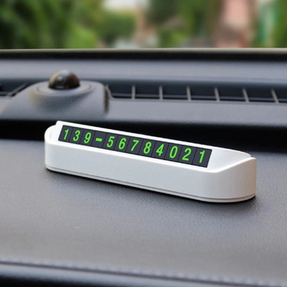 Temporary Parking Card for Car (Universal Fit)