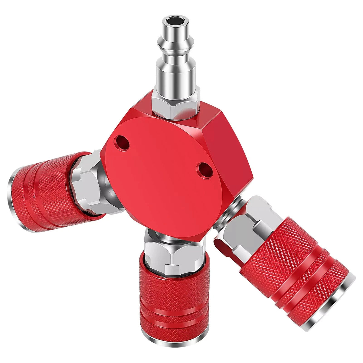 3 Way Air Manifold Hose Splitter for Air Tools (1/4")