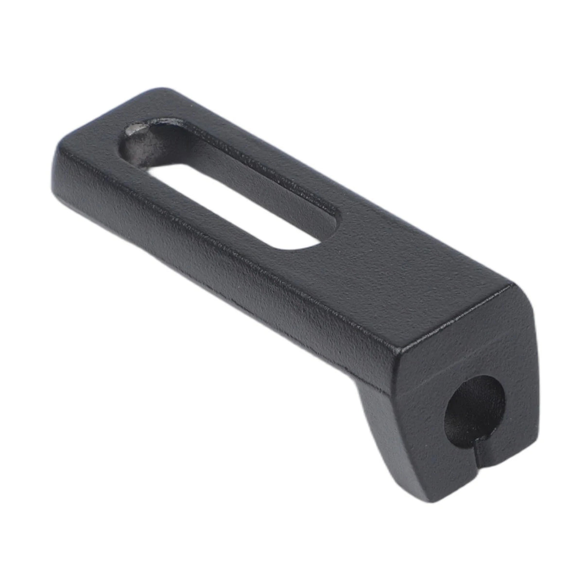 Black Alloy Motorcycle Spotlight Bracket with Flexible Sliding Adjustment
