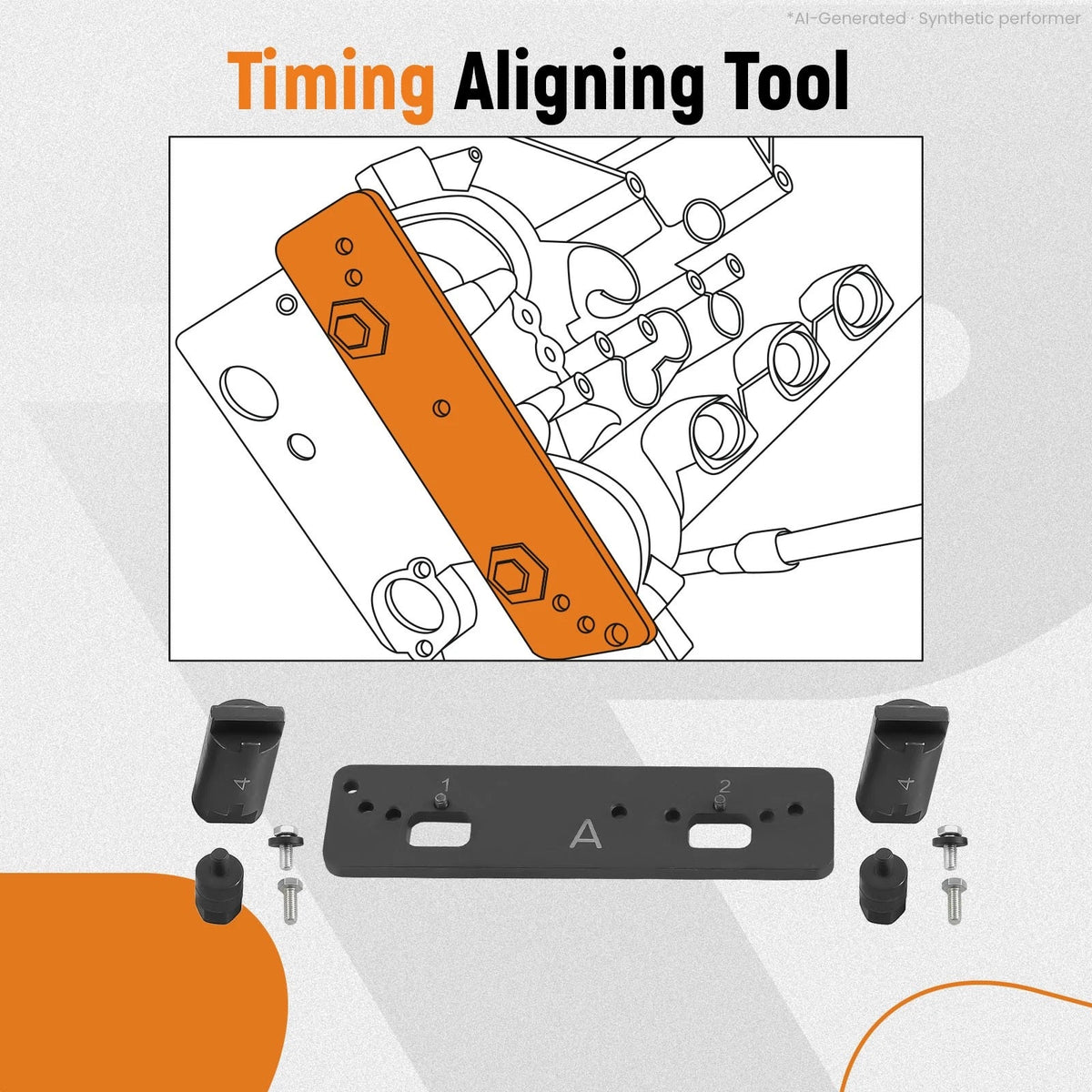 Camshaft Adjuster Timing Locking Tool for Porsche EA839 (T40331)