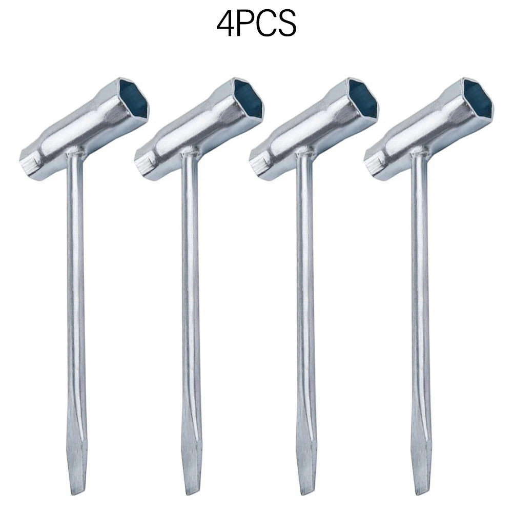 4 Piece T Shape Wrench Set 13mm X 19mm for Maintenance Tasks