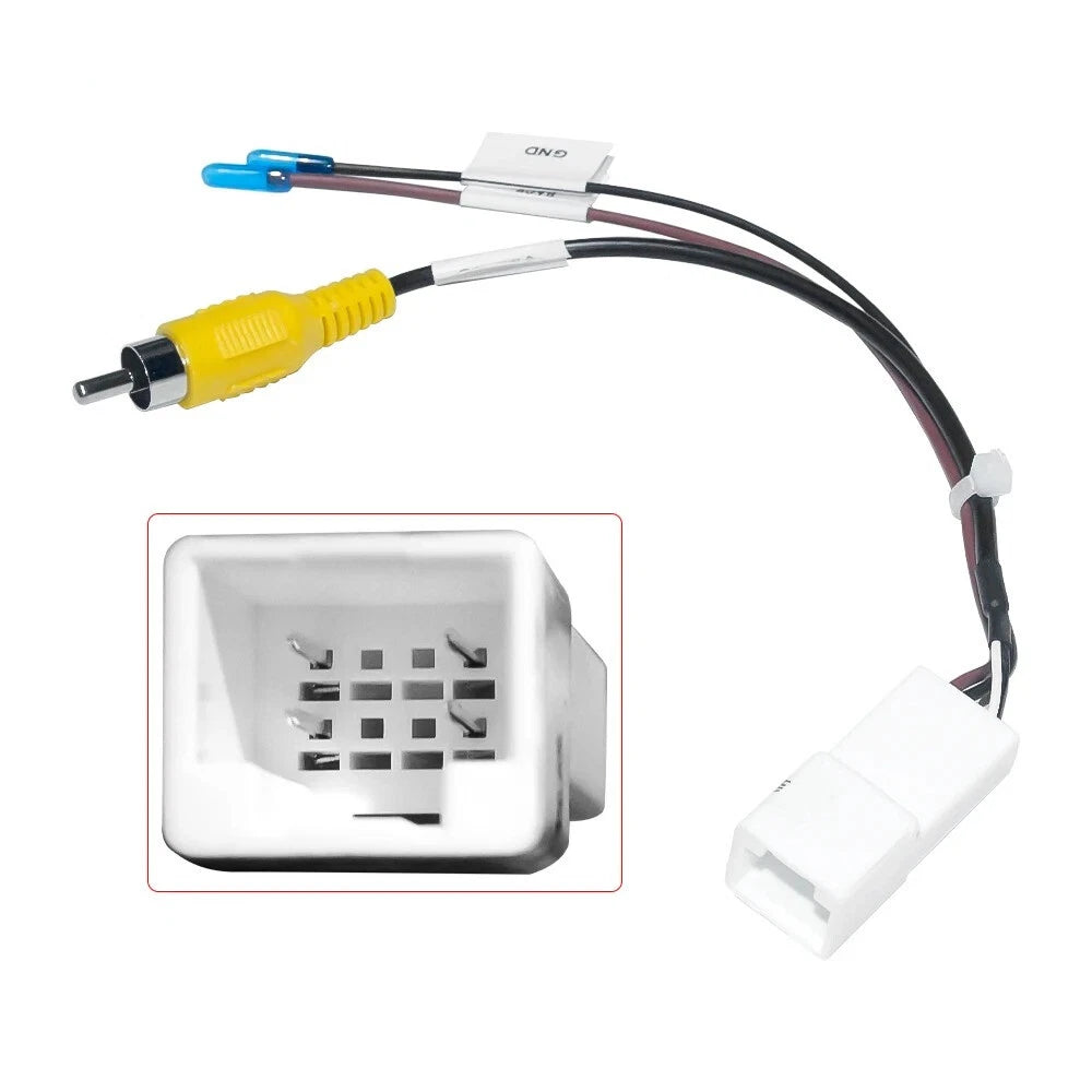 8 Pin Reverse Camera Output Video Adapter Cable for Toyota