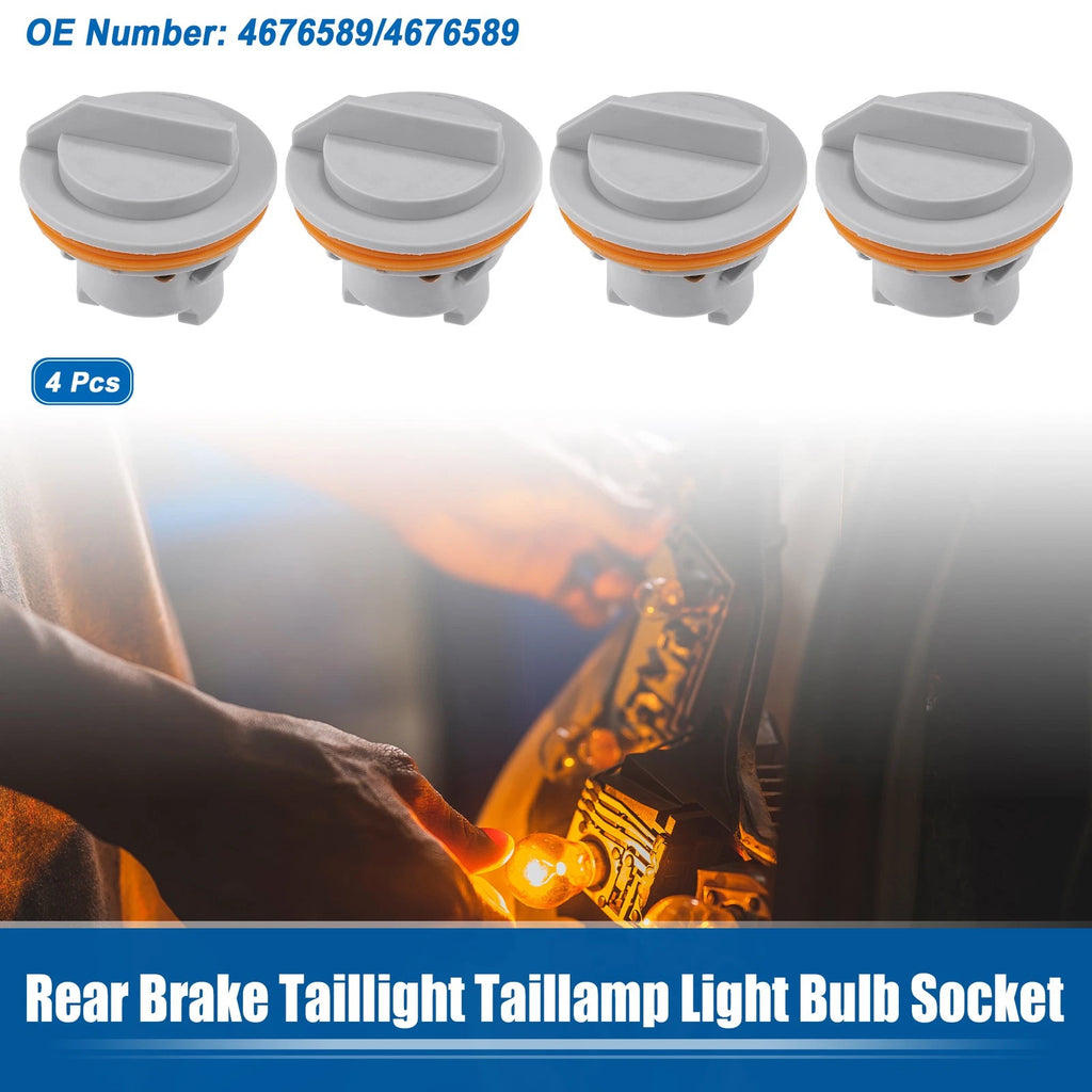 Rear Brake Taillight Light Bulb Socket Replacement for Jeep Grand Cherokee (2011–2021)