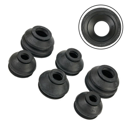 Set of 6 Rubber Tie Rod End Ball Joint Dust Boots Cover Gaiters