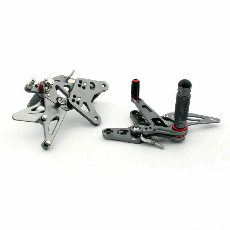 Rearsets Footpegs Pedal for Kawasaki ZX-6R Ninja (2009–2020) T9