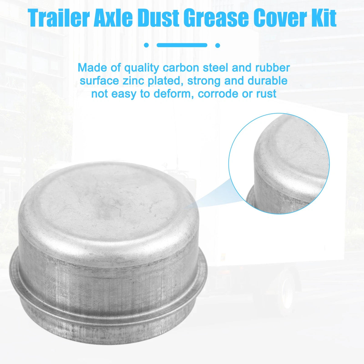 4pcs Trailer Axle Dust Grease Covers 1.98 Inch for Dexter EZ Lube (2000–2020)