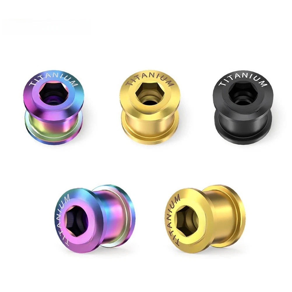 Set of 4 Alloy Chainring Bolts for Bicycle Rim