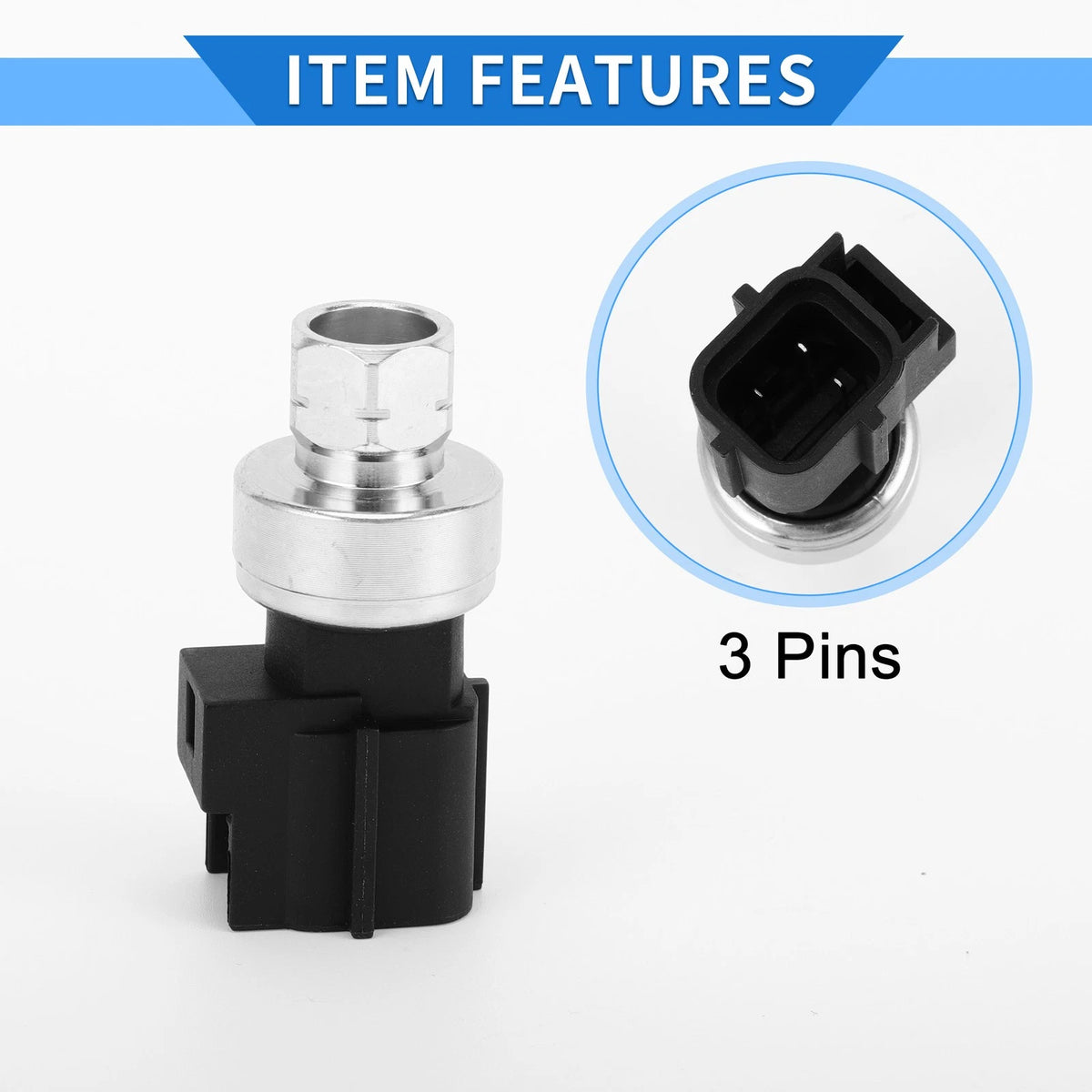 A/C Pressure Switch Sensor for Dodge Ram 2500 3500 (2003–2009) No. 05018908AA