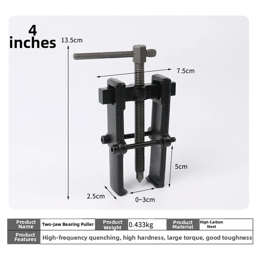 2X Jaw Bearing Puller Tool Set 2-8 Inch for Vehicle Maintenance