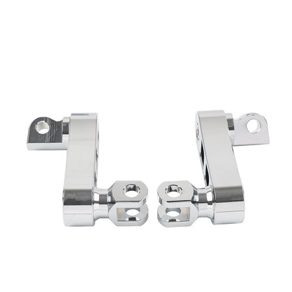 Foot Peg Mount Extensions For Harley Sportster XL883 XL1200 Softail Touring Dyna