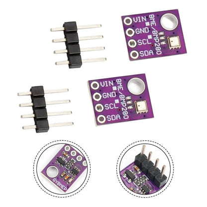2X BME280 Temperature Humidity Sensor Modules