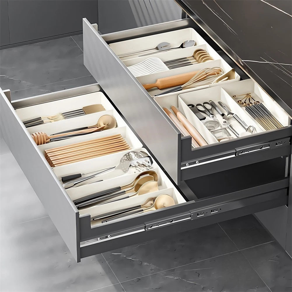 Expandable Utensils Tray for Organizing Household Items