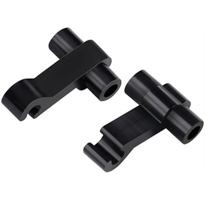2Pcs Extended Vent Window Latch Links Black ABS for Chevrolet GMC (2000–2007)