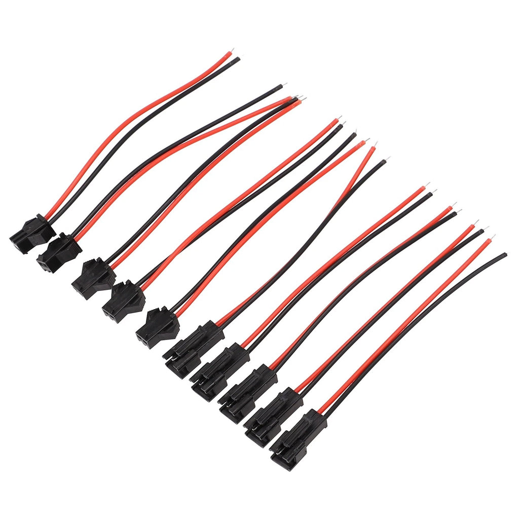 10X SM 2P Connector Cables for Wire Adapter