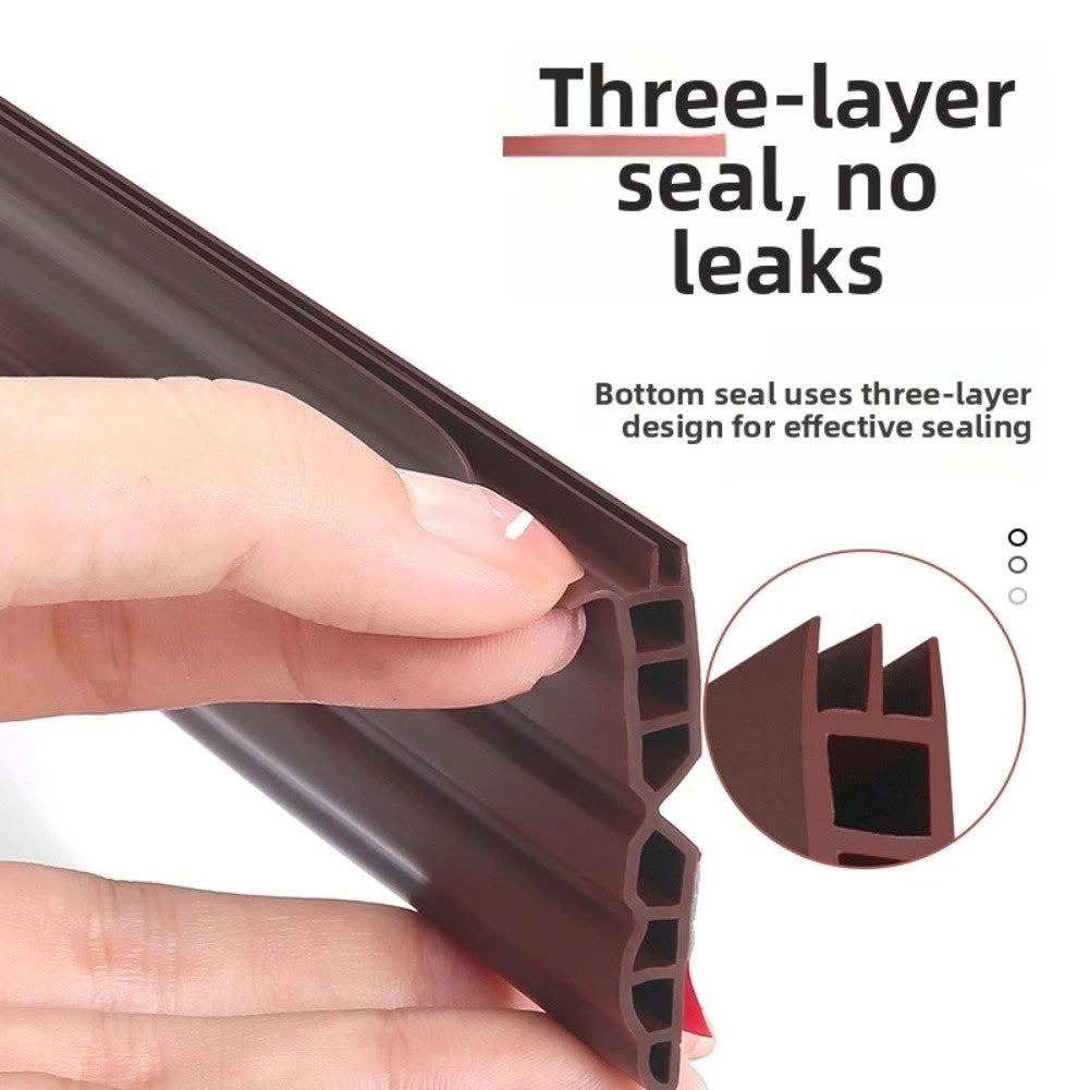 1m Extra Thick Door Seal Draught Excluder for Doors (Sound Wind Protection)