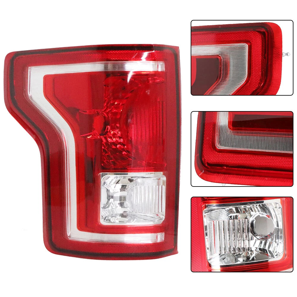 Halogen Tail Light Assembly for Ford F-150 (2015–2017) Pair Left + Right
