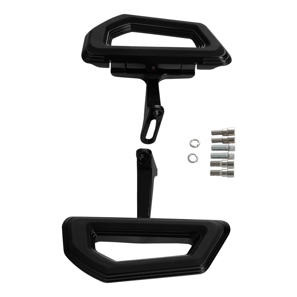 Black Passenger Floorboards Kit for Harley Electra Glide (1993–2025)