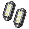 6SMD White LED License Plate Light for All Vehicles (Waterproof)
