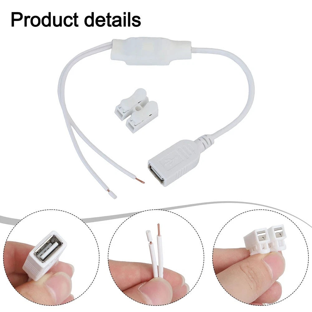 2X 5V 1A USB Adapter for Wireless Surveillance Camera (220V AC Input)