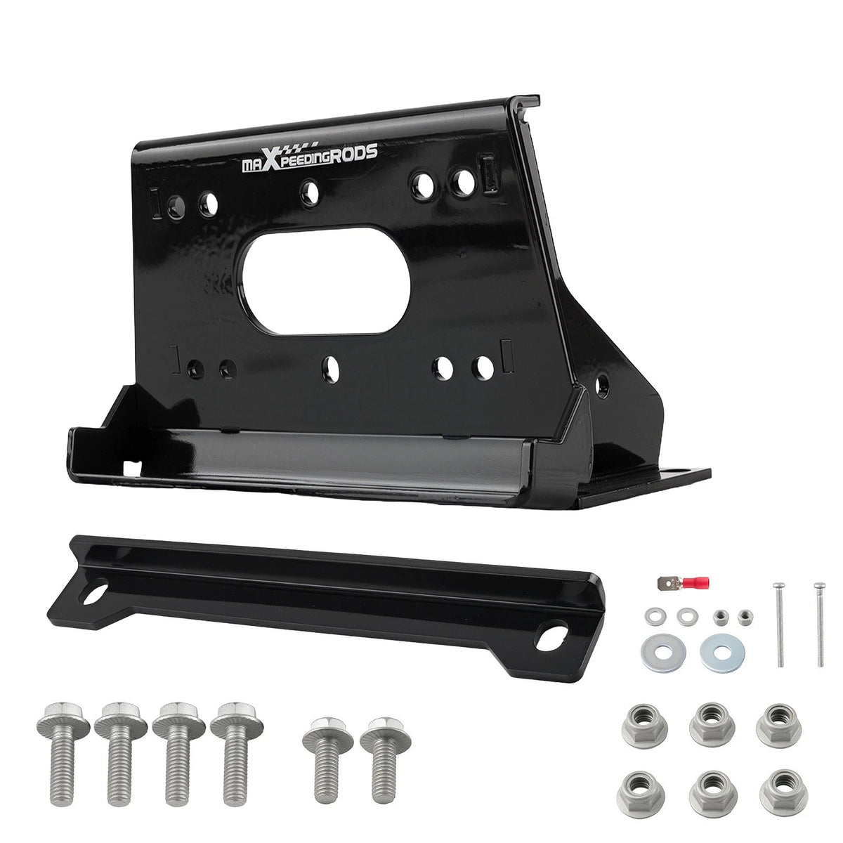Winch Mount Plate Bracket for Kawasaki Mule PRO-DXT/DX (2016–2026)