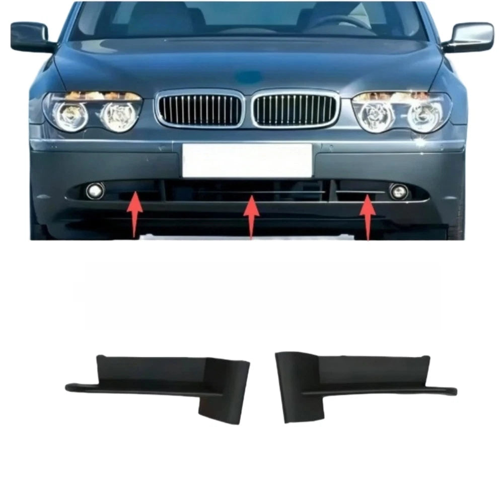 Lower Grille Cover Set for BMW 745i 745Li (2002–2005) E65 E66 Bumper Trim