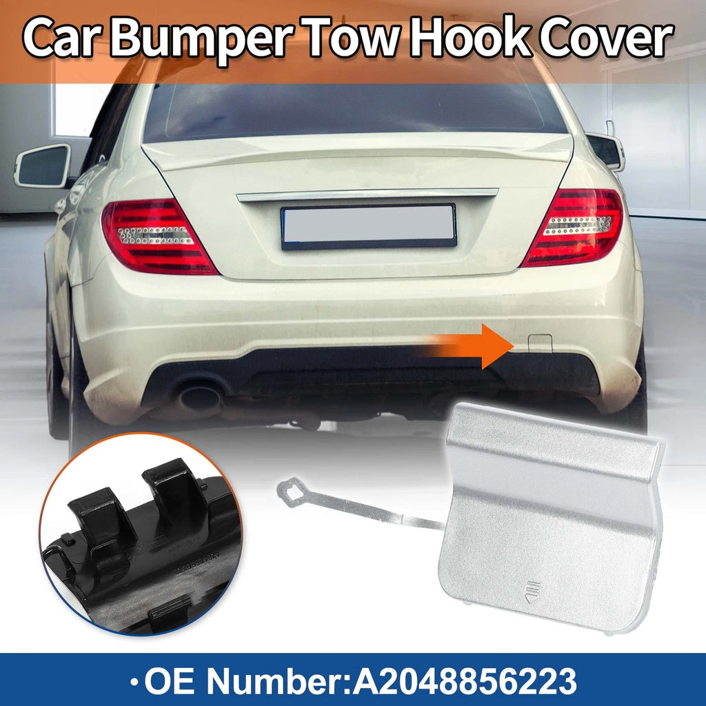 Rear Right Tow Hook Cover Replacement for Mercedes-Benz C-Class (2012–2015)