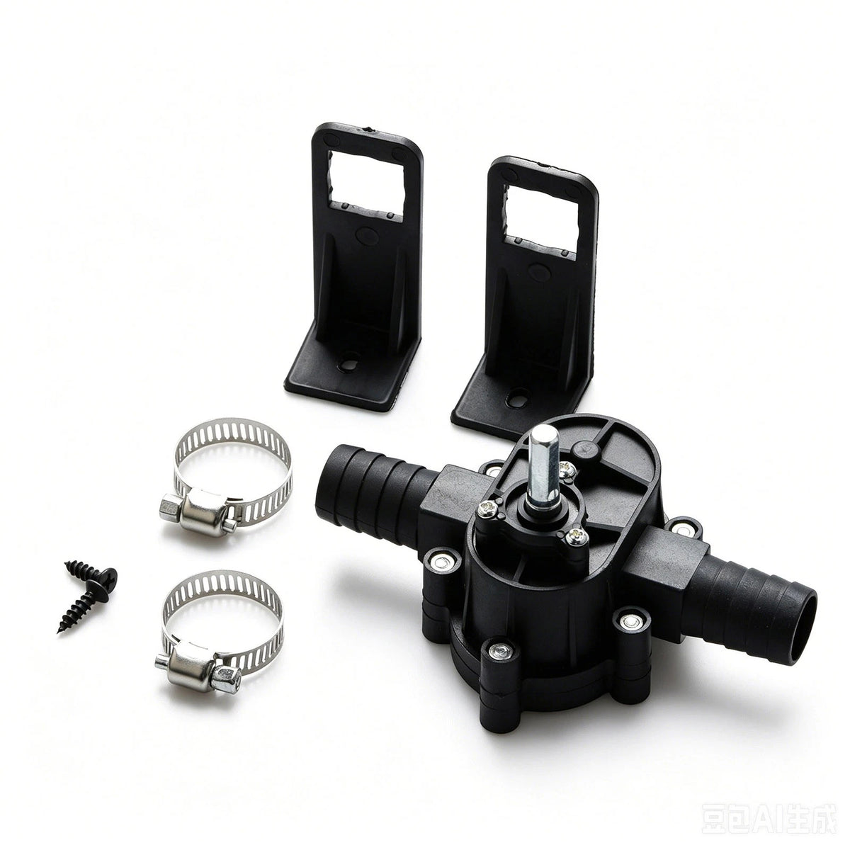 Hand Drill Pump for Aquarium Water Use (Self-Priming, Portable)