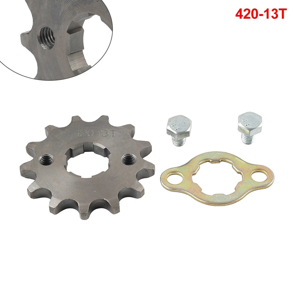420 Chain 20mm 13T Front Sprocket For ATV Pit Bike 110cc 125cc 140cc