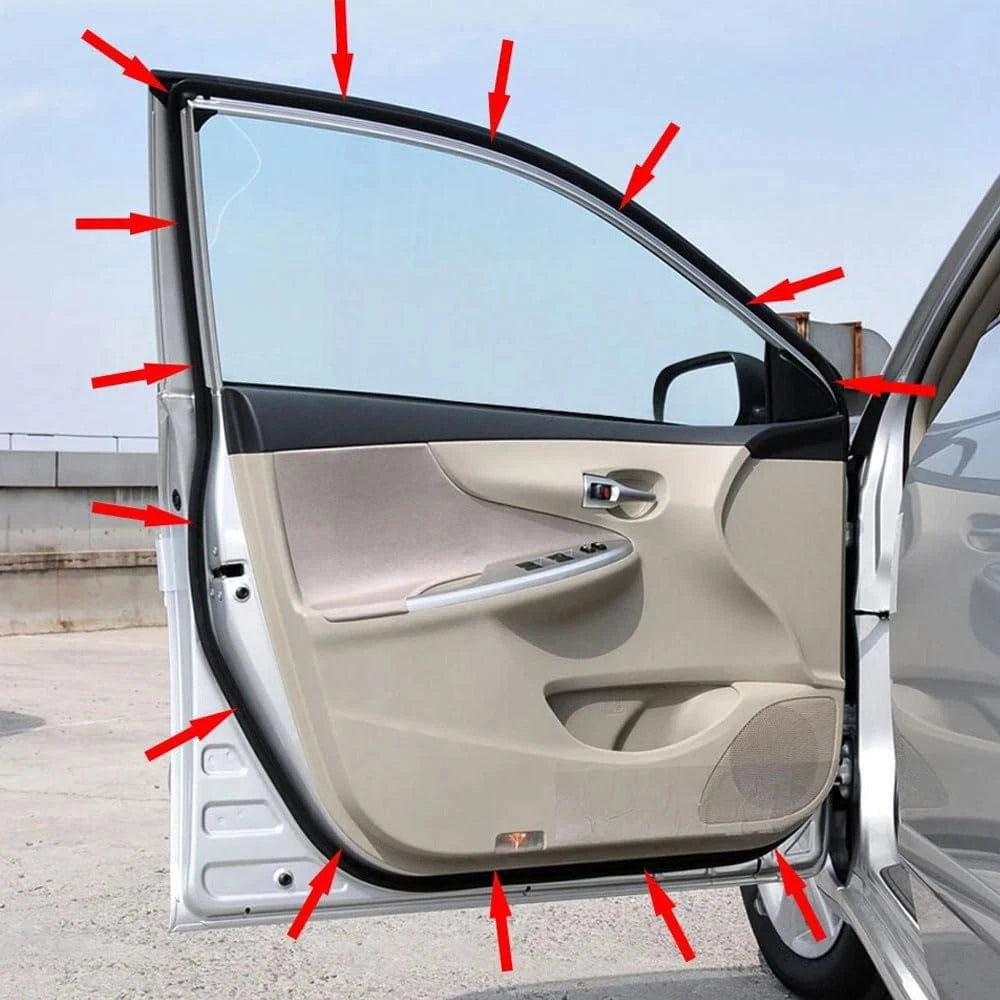 Rubber Front Left Door Seal Weatherstrip for Toyota Corolla (2007–2011)