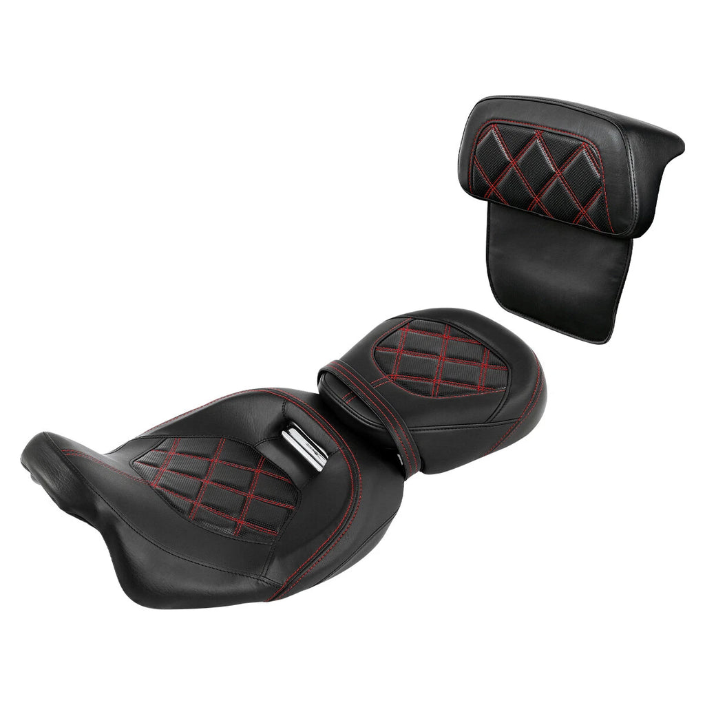 Seat Backrest Pad for Harley Touring Electra Glide (2014–2023)
