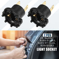 Headlight Bulb Socket Adapter for Mazda 3 2004-2009 (Set of 2)