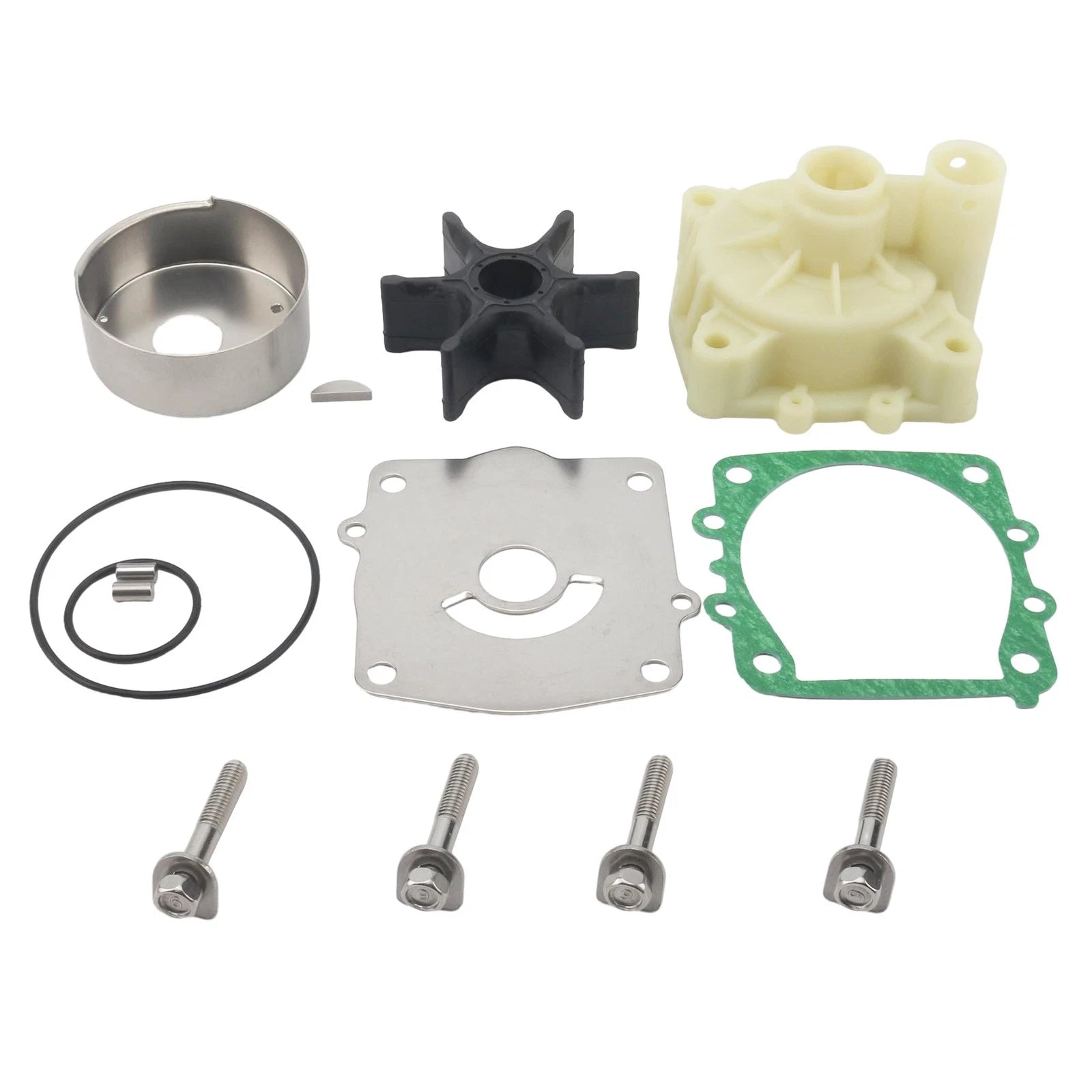 Water Pump Impeller Kit 6G5-W0078-01 for Yamaha 2-Stroke 150-225 HP (1996-2006)