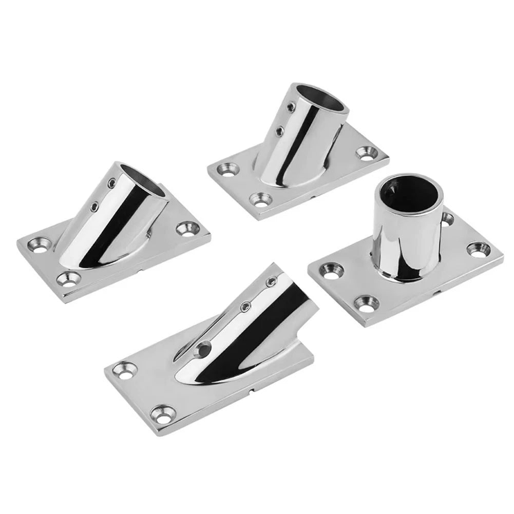 Handrail Pipe Support Base 316 Stainless Steel for Marine Applications