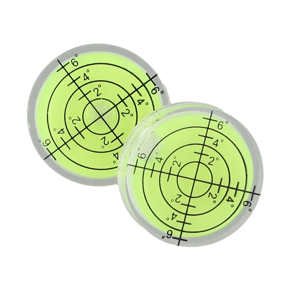 2X Bubble Level for Universal Use (32x7mm) Fluorescent Yellow Green