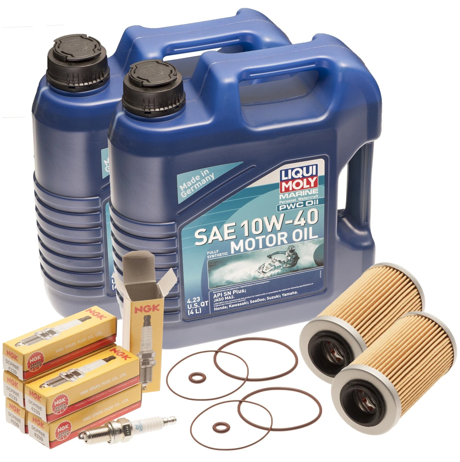 2 Pack Oil Change Service Kit for SeaDoo 4-Tec GTX GTI RXP RXT (2002–2016)