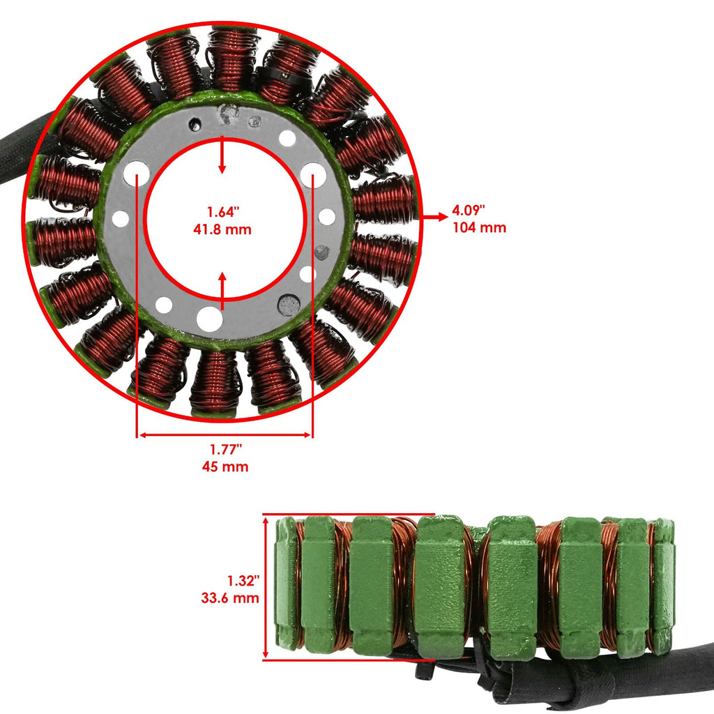 Stator and Regulator Rectifier for Kawasaki VN800A Vulcan 800 (1995–2005)