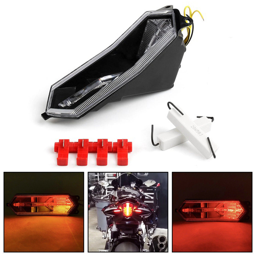 Tail Light with Integrated Turn Signals for Yamaha YZF R6 R1 R1S R7 (2015–2024)