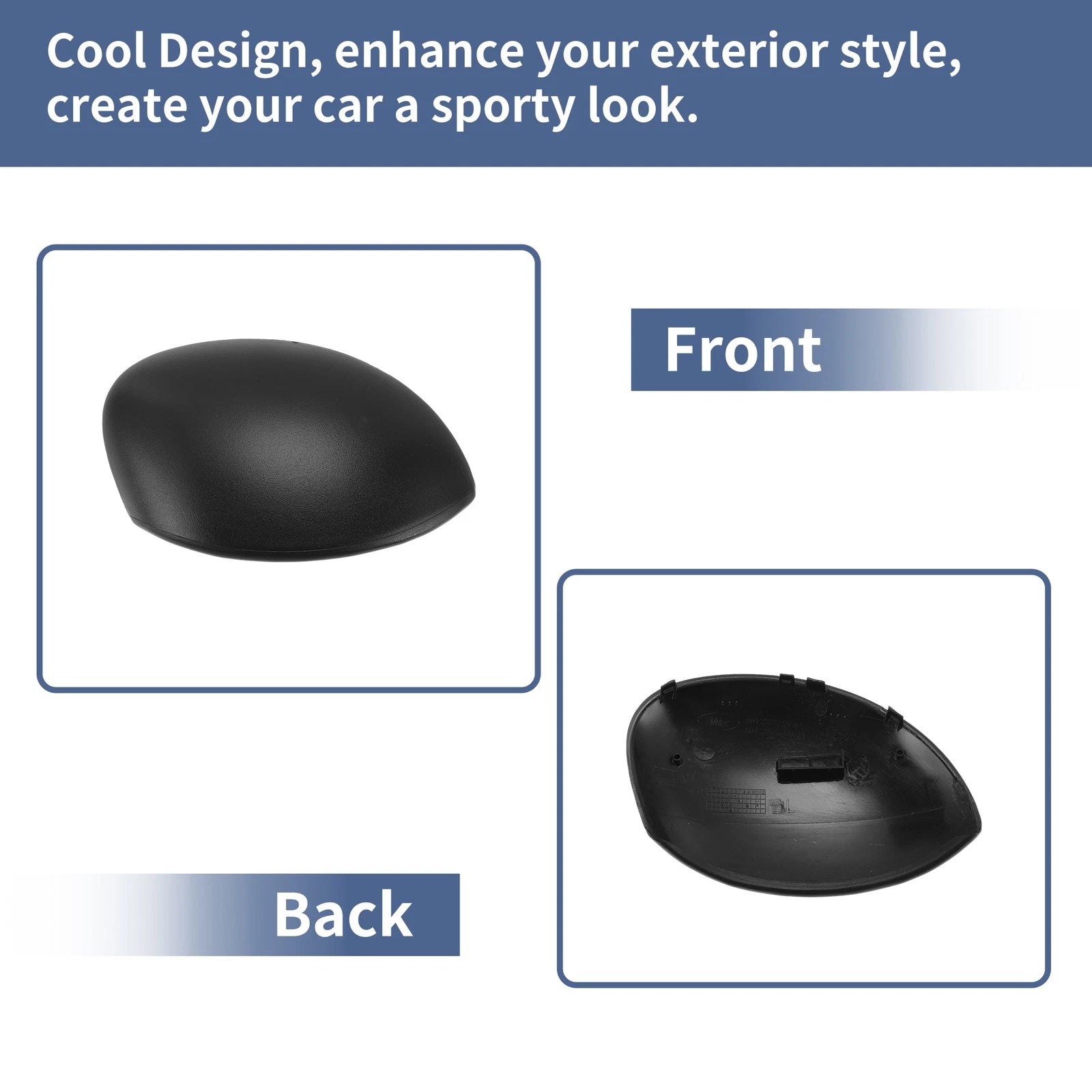 Right Passenger Side Mirror Cover Cap for Citroen C2 (2003–2009)