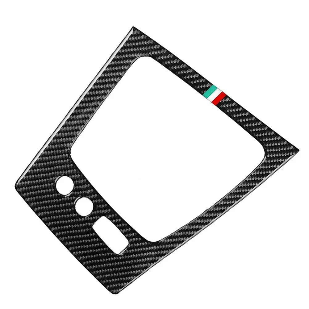 Gear Shift Panel Frame Cover Trim for Alfa Romeo 159 Brera Spider (2006–2011) Carbon Black