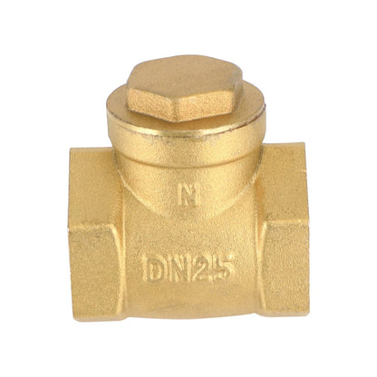 1" Brass Check Valve for Plumbing NPT Fitting (Long-Lasting)