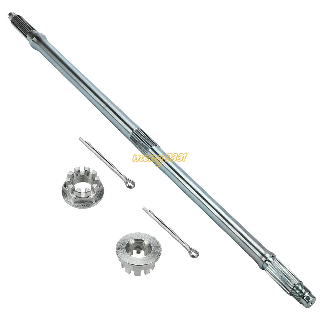 Rear Axle Shaft w/ Nuts for Honda Rancher 420 TRX420TE (2014–2024)