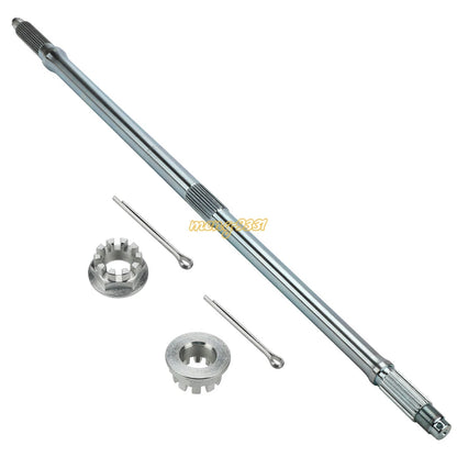 Rear Axle Shaft w/ Nuts for Honda Rancher 420 TRX420TE (2014–2024)