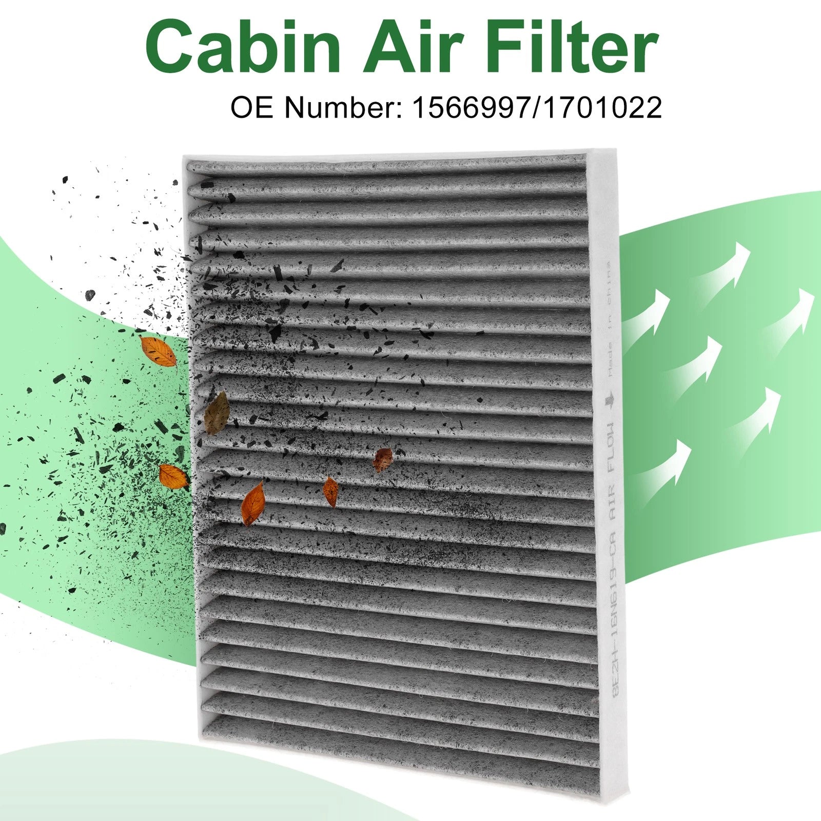 Cabin Air Filter for Ford B-MAX (2012) - Part No. 1566997