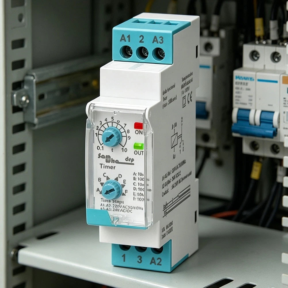 Adjustable Timer ERV-08-V2 (0.1S to 100 Hours) Time Delay Relay