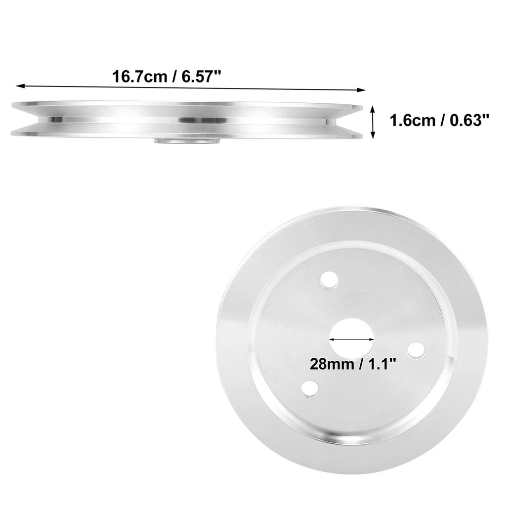 Crankshaft Pulley for Chevy SBC 350 Engine (Single Groove)