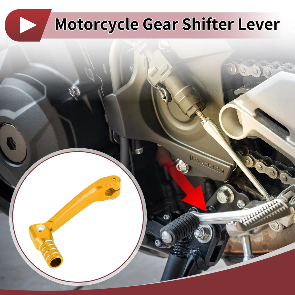 Folding Motorcycle Shifter Lever Replacement for Honda CRF150F (2003–2017) Gold